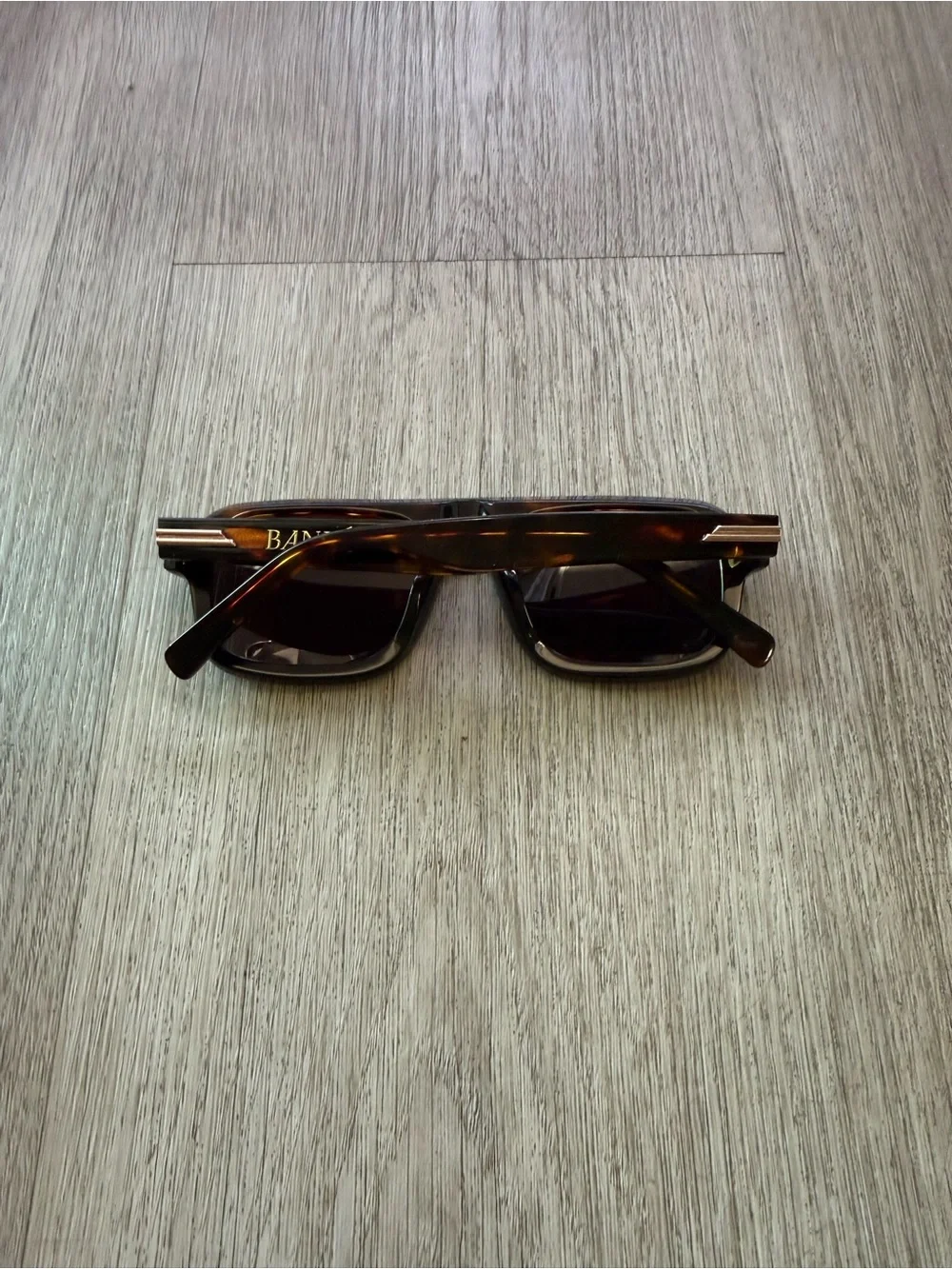 banbe the karlie dark brown tortoise aviator navigator sunglasses eyewear NEW
